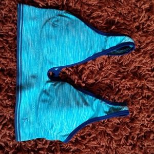 Danskin small padded sports bra teal aqua